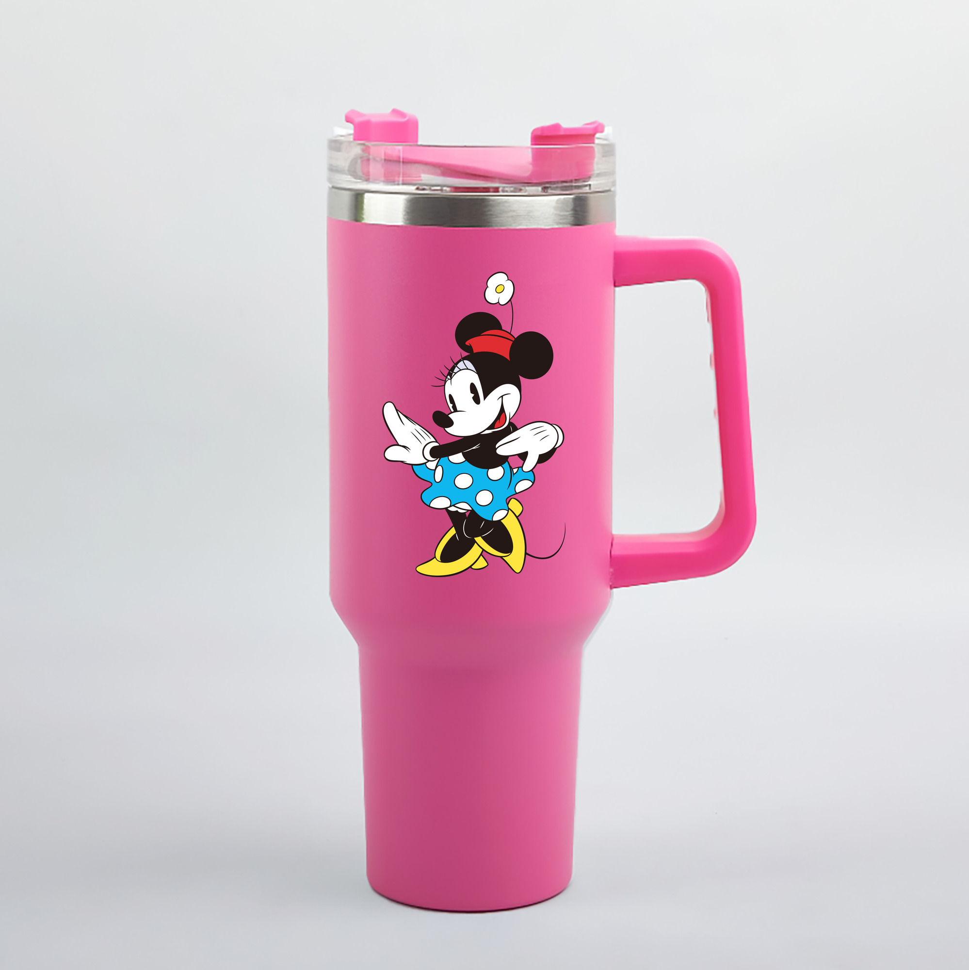 （画像用） ミッキーマウス Mickey Mouse 1200mL車用タンブラー（カラープリント）